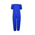thumbnail image 4 of HUPOM Handerpants Gloves Pants Chinos High Waist Rise Short Straight-Leg Blue 2XL, 4 of 5
