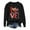 Black, variant on Sweatshirt for Women Love Heart Graphic Print Long Sleeve Pullover Tops Casual Crewneck Valentine's Day Sweatshirts Beige L