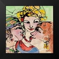 thumbnail image 2 of Burt, Jane 15x15 Black Modern Framed Museum Art Print Titled - The Chat Room, 2 of 5