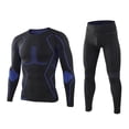 thumbnail image 2 of Conjuntos de ropa interior térmica Hombres Pantalones superiores Compresión XXL negro shamjiam Ropa interior térmica, 2 of 9