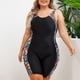 thumbnail image 4 of Acyse 2025 Womens Bikinis Clearance Juniors Plus Size Retro Bow Print Swimsuit Conservative Jumpsuit Bodysuit Swimsuit, 4 of 4