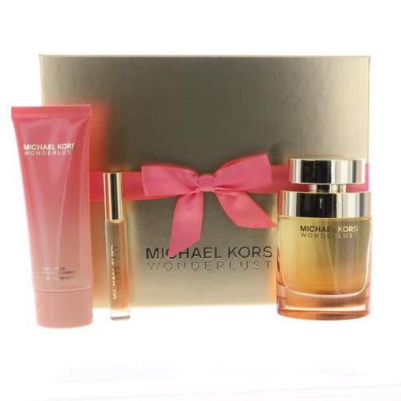 Michael Kors Wonderlust Eau De Parfum-3 Pcs Set  / New With Box