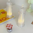 thumbnail image 1 of Table Candle Lamp Romantic Candles Light Flameless Candle Light Electric Fake Candle Electric Candle Light Candle Lamp Lightweight Transparent Pearlescent Night Lights For Table, 1 of 8