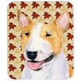 thumbnail image 1 of Bull Terrier Fall Leaves Portrait Mouse Pad, Hot Pad Or Trivet, 1 of 1