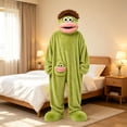 thumbnail image 3 of ZHANGDER Silly Big Mouth Monster Onesie, Cozy Plush Homewear with Shoes, 2 Years-2XL, 3 of 6
