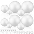 thumbnail image 5 of PAMINGONO 40-Pcs Craft Polystyrene Balls for Cake Decorations White Round 1.6-3.9in, 5 of 8