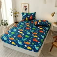 Cartoon Bed Sheet Set Unicorn Bed Mattress Cover Soft Comfortable Bed