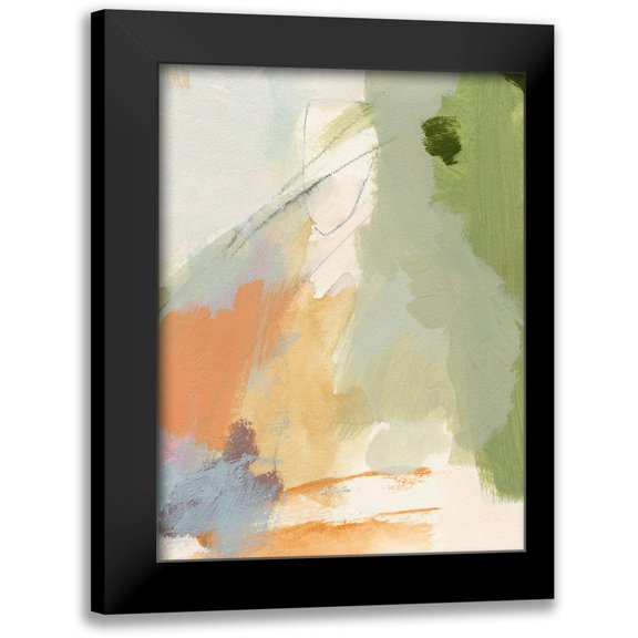 Barnes, Victoria 12x14 Black Modern Framed Museum Art Print Titled - Verdure IV