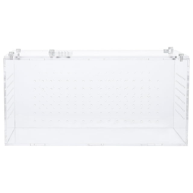 Household Reptile Cage Transparent Reptile Box Multi-function Snake Cage Reptile Accessory