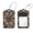 multicolored 2, variant on Unicorn Silhouette Rainbow Pattern Luggage Tags with Stainless Steel Loop, 2 Pack Luggage Tag Holders for Travel Luggage Baggage Identifier