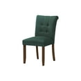thumbnail image 3 of Dtwnek Pack of 2 Upholstered Fabric Side Chair Dining Chair for Dining Room, Kitchen, Living Room, Teal Blue, 3 of 6