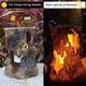 thumbnail image 2 of Lámpara solar de Navidad Luz de antorcha de fuego residual al aire libre, Lámpara de llama intermitente de baile solar LED, Mesa de jardín Decoración de paisaje de patio Lámpara de mesa impermeable, 2 of 5