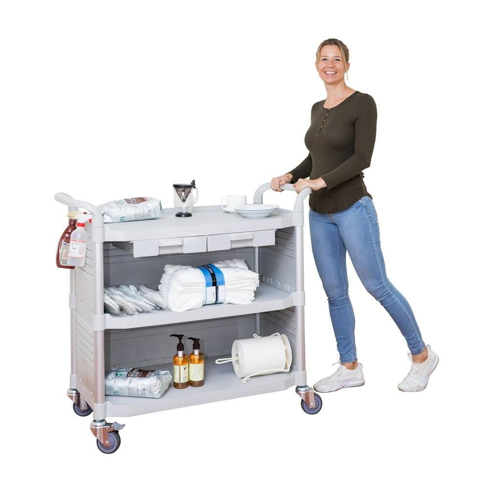 Largest Heavy Duty Commercial Rolling Utility Cart JaboEquip