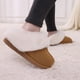 thumbnail image 4 of Pantuflas de felpa mullidas de invierno para mujer, cómodas, antideslizantes, para dormitorio, con suela suave y peludas, para interior y hogar, 4 of 6