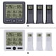 thumbnail image 4 of Termómetro digital Wosthever con 3 sensores medidor de humedad y temperatura LCD color negro, 4 of 6
