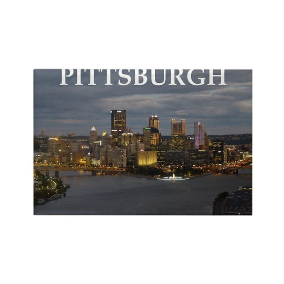 CafePress - Pittsburgh Magnets - Rectangle Magnet, 2"x3" Refrigerator Magnet