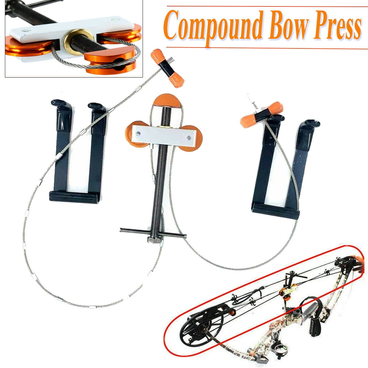 Bow Press Compound Archery Arrow Shooting Tool Portable Hand Held