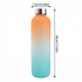 thumbnail image 2 of Sports Water Bottle, Large Capacity Frosted Blue, 1 Piece, Suitable for Outdoor Fitness Sport, 2 of 5