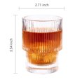 thumbnail image 2 of Wangsaura Transparent Glass Cup,Coffee Mug,Water Cup for Home Office Bar, 2 of 7