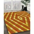 thumbnail image 3 of Ahgly Company Machine Washable Indoor Round Transitional Scarlet Red Area Rugs, 7' Round, 3 of 7