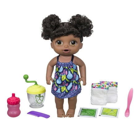 Baby Alive Sweet Spoonfuls Baby Doll Girl-Black (Best Baby Doll Accessories)