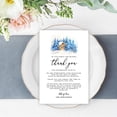thumbnail image 2 of Koyal Wholesale Winter Wedding Thank You Place Setting Cards for Table Reception, Dinner Plates, 56-Pack, 2 of 5