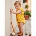 thumbnail image 3 of BemeyourBBs Newborn Baby Boy Girl Baseball Outfits Hooded Romper Overalls Casual Zip Up Sleeveless Infant Hoodies Bodysuit Clothes, 3 of 9