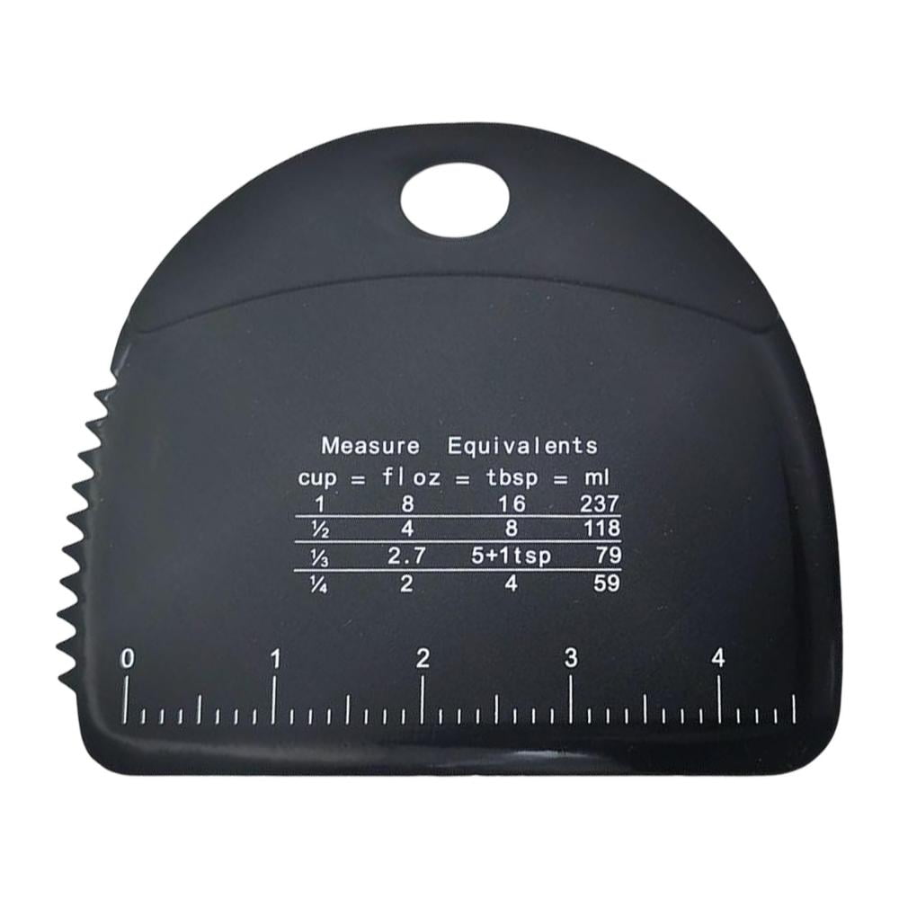 Dough Scraper for Baking | Silicone Dough Slicer with Measuring Scale ...