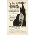 thumbnail image 2 of Anonymous 16x24 Black Ornate Framed Double Matted Museum Art Print Titled: Put the Church Behind Pershing to Win This War the Boys at the Front Need Strength of Spirit. (1918), 2 of 5