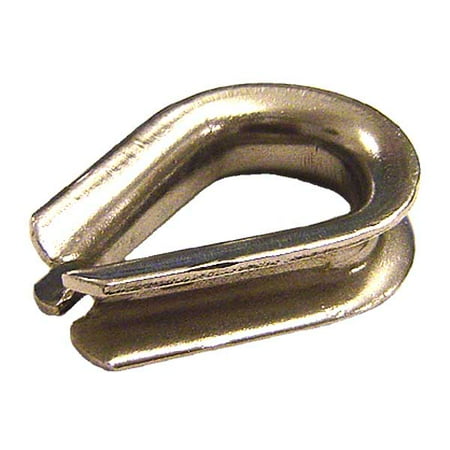 

Stainless Steel Thimbles - Heavy Duty Type 304 - 1/4 (25 pack)