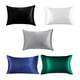 thumbnail image 5 of Cateissary Funda de almohada simple para casa, apartamento, hotel, funda de almohada, funda de almohada de cama de color sólido Juegos de cama Azul Cateissary HA000545-04B, 5 of 6