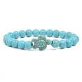 8mm Sea Turtles Beads Bracelet Turquoise Natutal Stone Elastic Stretch