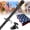 5FT (Flagpole + Base + Embroidered Flag), variant on Flag Pole Kit with 3x5 US Flag - Includes 5ft Heavy Duty Tangle Free Flagpole, Weather Resistant 3x5 Embroidered American Flag, Aluminum Holder Bracket, for Outside House, Porch, Outdoor