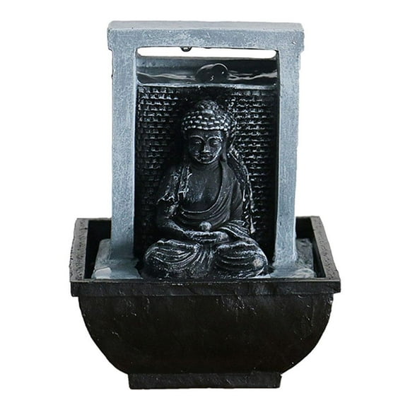 simhoa Flowing Water Decoration Water Feature Contemporary Design Desktop Ornaments USA Rectangle