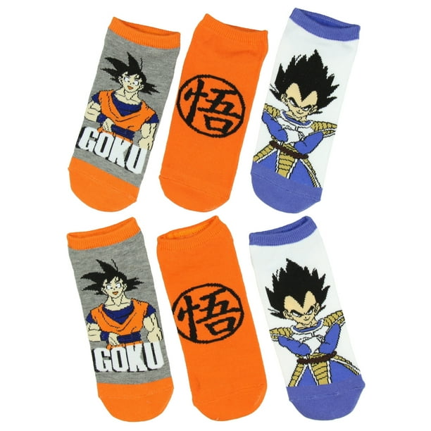 Everything Legwear - Dragon Ball Z 3 Pack No Show Socks Unisex Low Cut