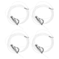 thumbnail image 1 of 4 Sets Adjustable Picture Hanging Wire System With Rope And Rail Hooks For Art Frames Mirrors Picture Hanging Wire Kit Easy Installation, 1 of 8