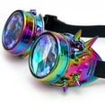 thumbnail image 3 of SAYFUT 40+Colors Goggles Retro Mosaic Kaleidoscope Rainbow Sunglasses Special Lens Men Women Designer Cosplay Goggles Glasses, 3 of 3