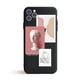 thumbnail image 3 of Funda negra para IPhone XR, 6, 6S, 7, 8 Plus, X, carcasa con etiqueta de código de barras Retro para IPhone 12, 13 Mini, 11, 14 Pro, XS Max, SE2, 3 of 4