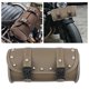 thumbnail image 1 of Bolsa de almacenamiento de herramientas de motocicleta vintage, alforjas de bolsa de cola de material cuero enrollable universal, para scooters, motos, vehícul Verde Yotijar Motocicleta Saddebags, 1 of 8