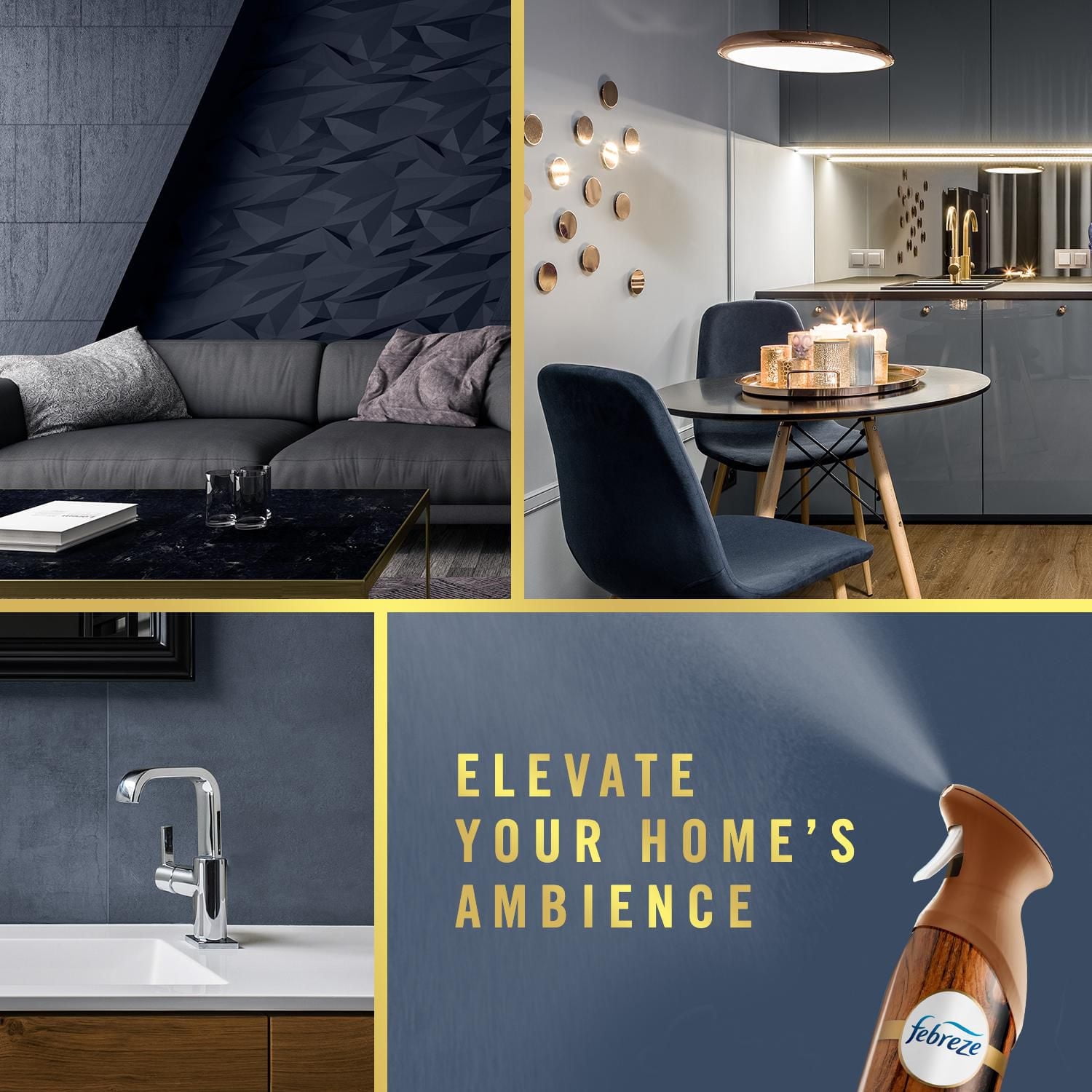 Febreze Air Freshener Spray, Odor-Fighting Room Spray, Cherry Blossom Scent, 500G