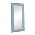 thumbnail image 5 of DecMode 36" x 72" Blue Carved Tribal Wall Mirror, 5 of 11