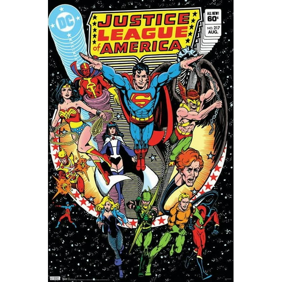 DC Comics - Justice League - Cover Wall Poster, 22.375" x 34"