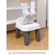 thumbnail image 2 of Wosthever Reposapiés ergonómico de oficina para adultos, reposapiés de relajación para trabajar, estudiar, reposapiés antideslizante, Conjuntos de muebles de sala de estar Gris transparente, 2 of 6