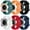 Cactus/Marigold/Black/White/Red/Abyss Blue, variant on ANTHOUSE 6 Pack Sport Silicone Band Compatible with Apple Watch Band 41mm 45mm 40mm 44mm 38mm 42mm 49mm for Women Men, Breathable Soft Replacement Strap for iWatch Ultra Series 8/7/SE/6/5/4/3/2/1
