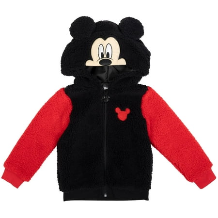 Disney Mickey Mouse Toddler Boys Zip Up Jacket Black 2T | Walmart Canada