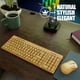 thumbnail image 2 of Teclado y mouse inalámbricos de bambú: naturales, hechos a mano, ecológicos. Teclado compacto con 2 teclados. Ratón de 3 botones con rueda de desplazamiento. Vhermosa, 2 of 9