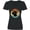 AB-Black, variant on Inktastic Drum Set Retro Drummer Sunset Women's V-Neck T-Shirt