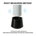 thumbnail image 3 of Unique Bargains Rubber Leg Cap End Tip Furniture Feet Protector 25mm 1" Inner Dia 2Pcs, 3 of 7
