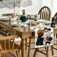 thumbnail image 6 of Smile Jack O Lantern Black Cat Ghost Bat Halloween Table Runner 13 x 72 Inch, 6 of 6