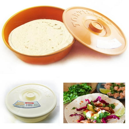2 X Tortilla Container Keeper Microwave Warmer 8